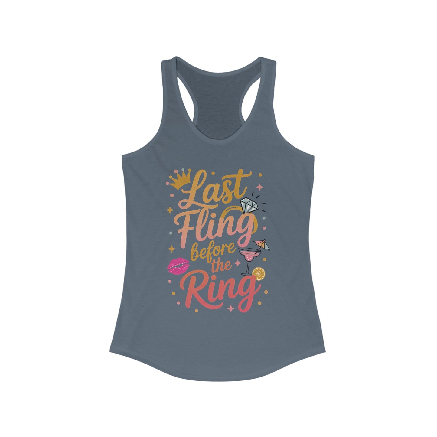 Last Fling Before the Ring T-Shirt, Bachelorette Party Tee, Bridesmaid Wedding Tee, Hen Party Shirts, Bridal Shower,  Bridesmaids Gift