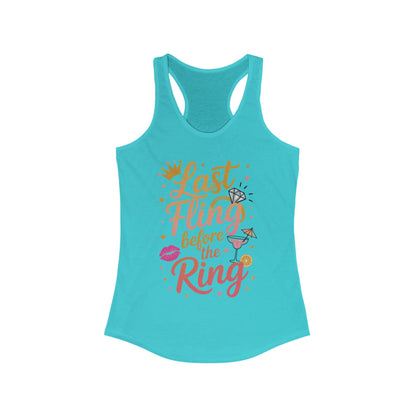 Last Fling Before the Ring T-Shirt, Bachelorette Party Tee, Bridesmaid Wedding Tee, Hen Party Shirts, Bridal Shower,  Bridesmaids Gift