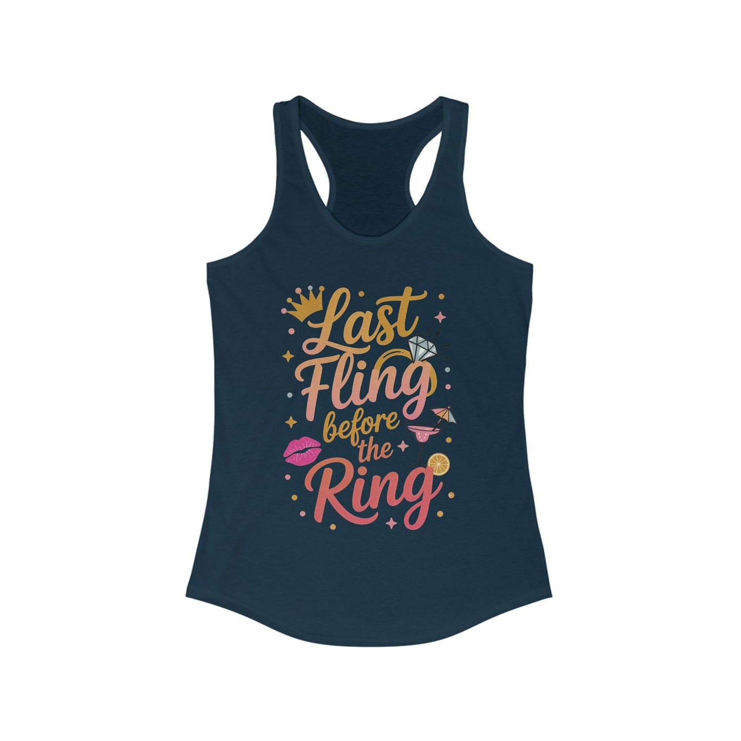 Last Fling Before the Ring T-Shirt, Bachelorette Party Tee, Bridesmaid Wedding Tee, Hen Party Shirts, Bridal Shower,  Bridesmaids Gift