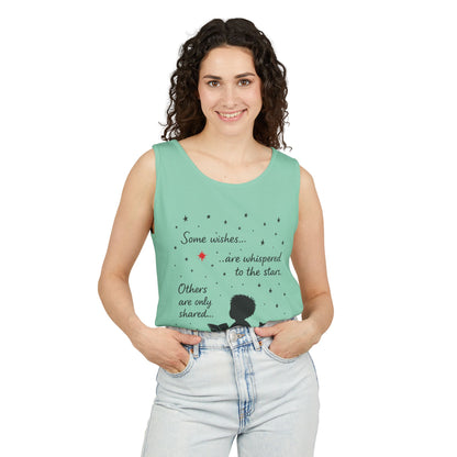 Whimsical Cat Lover's Tank Top, Inspirational Quote Top, Womens Garment-Dyed Summer Shirt, Gifts for Cat Moms, Casual Wear, Pet [...]