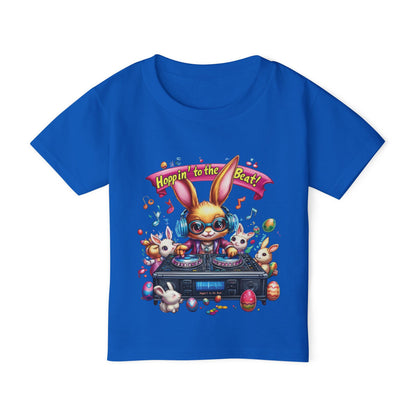 DJ Bunny Easter Toddler T-Shirt - Fun Music Bunny Tee for Kids Ages 2 - 6, Hoppin to the Beat Design, Cute Spring Holiday Gift Idea