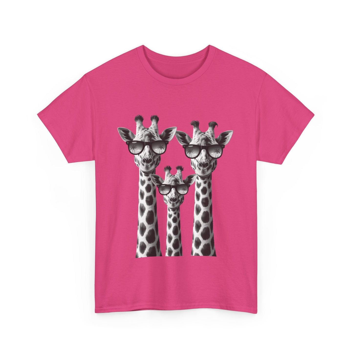 Cool Giraffes Unisex Tee, Fun Gift for Animal Lovers, Nature Enthusiasts, Safari Wildlife Lover Shirt