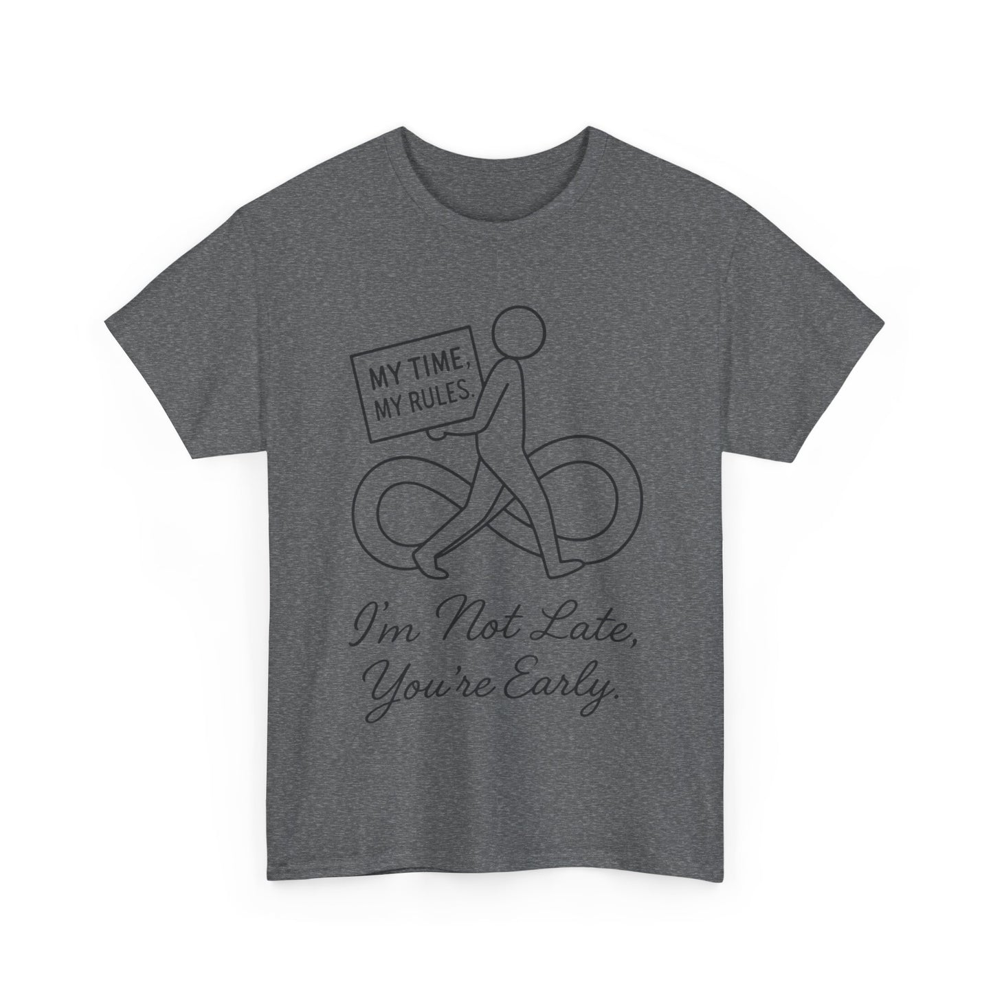 My Time My Rules Women's Heavy Cotton Tee, Funny T-Shirt, Casual Wear, women empowerment tee, confident woman shirt, self love t shirt
