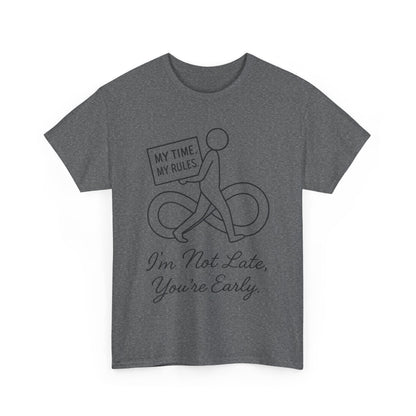 My Time My Rules Women's Heavy Cotton Tee, Funny T-Shirt, Casual Wear, women empowerment tee, confident woman shirt, self love t shirt