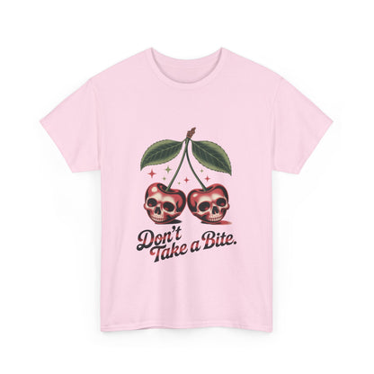 Skull Cherry Womens Graphic Tee, Edgy Tee, Unique Gift, Halloween Apparel, Cute Gothic Fruit Graphic Tee for Women, Funny Dark Style Shirt