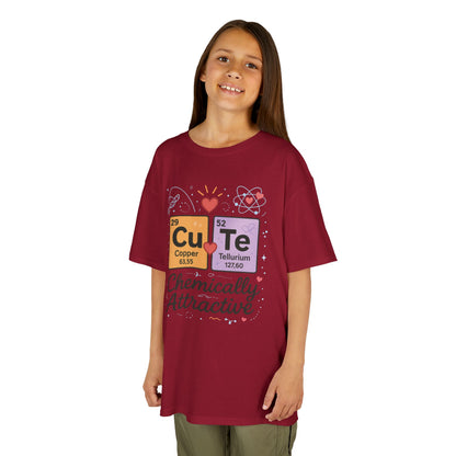 Cute Science Kids TeeT-Shirt, Periodic Table Tee, Funny Nerdy Gift for Young Girl, Cute Chemistry Young Girl T-Shirt, Classroom Wear