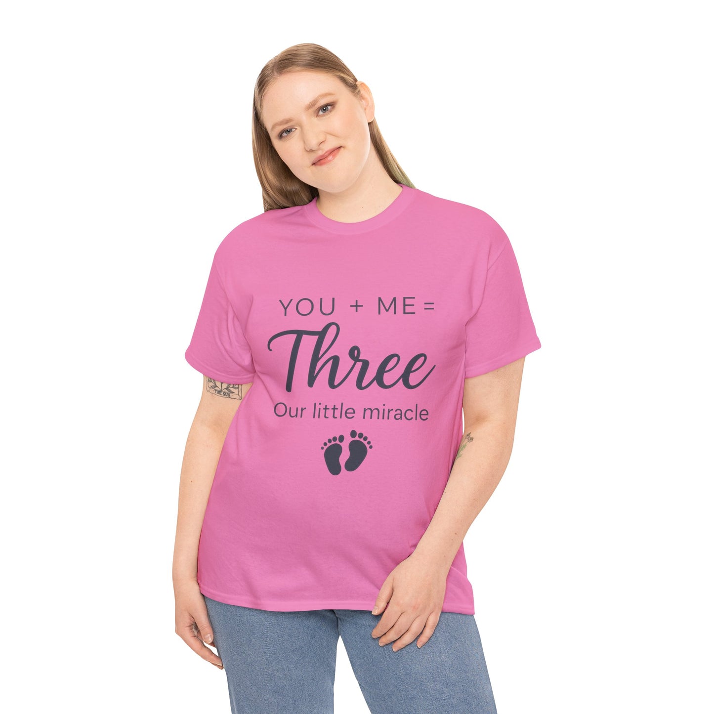 Maternity T-Shirt, Cute Pregnancy Announcement Shirt, Our Little Miracle Expecting Mom Gift, Baby Reveal Tee, Baby Showers Gift