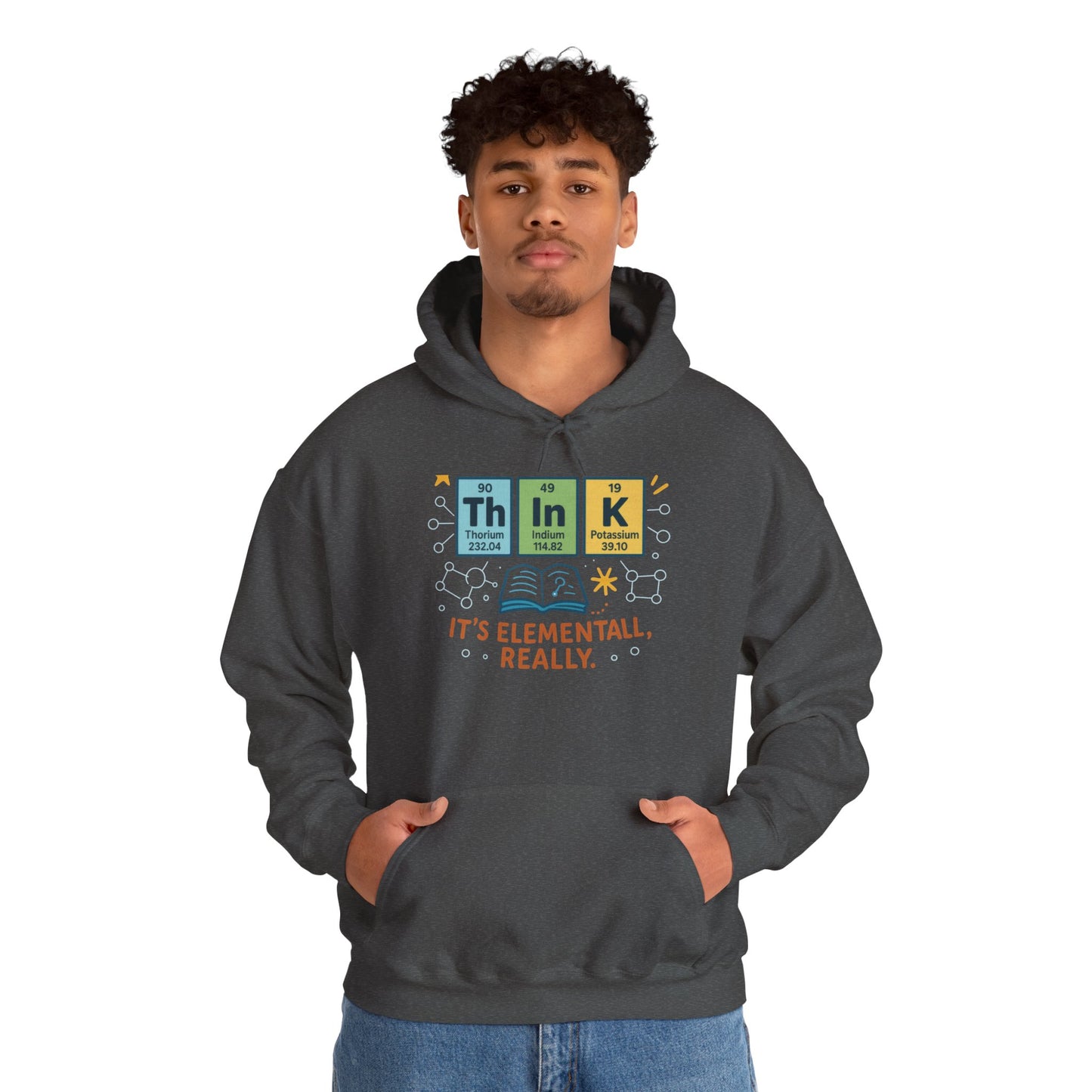 Science Hoodie for Men, Funny Nerd Hoodie, Element of Humor Sweatshirt, Science Lover Gift for Him, Chemistry Lover Gift