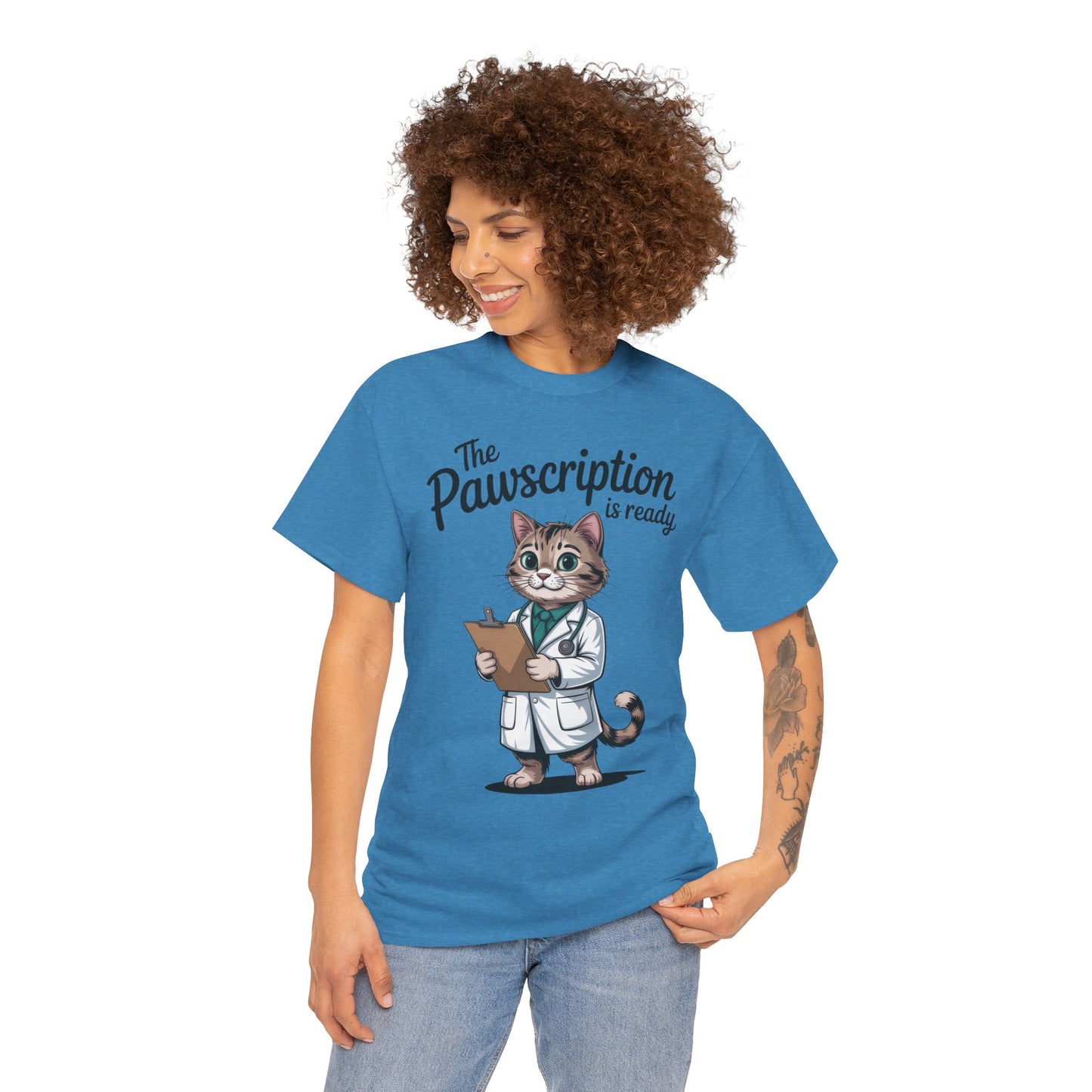 Funny Doctor Cat Tee, Unisex Tee, Veterinary Gift, Medical Student and Medical Workers Gift, Animal Doctor Graphic Tee, Cat Lover Apparel