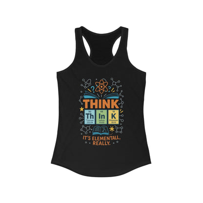 Nerd Tank Top for Women, Funny Chemistry Shirt, Cute Science Graphic Tank, STEM Gift for Her, Gift for Students, Motivational Fitness Shirt