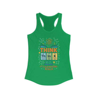 Nerd Tank Top for Women, Funny Chemistry Shirt, Cute Science Graphic Tank, STEM Gift for Her, Gift for Students, Motivational Fitness Shirt