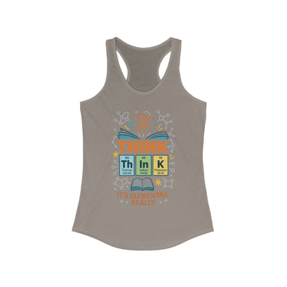Nerd Tank Top for Women, Funny Chemistry Shirt, Cute Science Graphic Tank, STEM Gift for Her, Gift for Students, Motivational Fitness Shirt