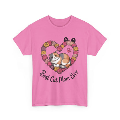 Best Cat Mom Ever T-Shirt, Cat Lover Gift, Pet Mom Shirt, Funny Animal Apparel, Cute Gift for Cat Moms, Gift for Cat Lovers, Kitty Mom Shirt