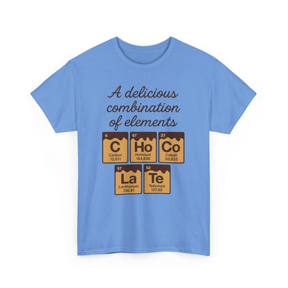 Funny Womens Chocolate T-Shirt, Element Shirt, Sweet Science Gift for Her, Science Humor Shirt, Geeky Gift, Chemistry Inspired Tee