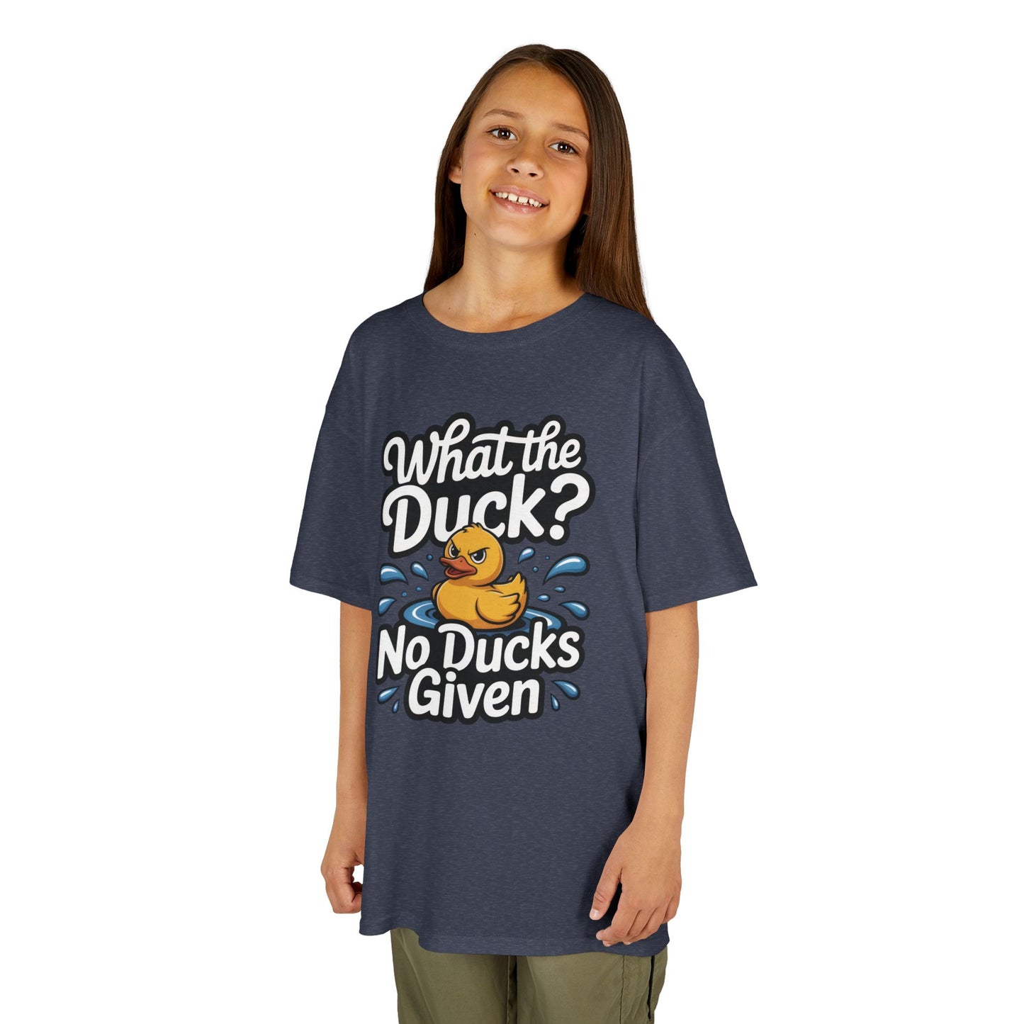 Funny Teen Duck Shirt, Kids Humor Tee, What The Duck Meme Tee, No Ducks Given Youth Tee, Sarcastic Rubber Duck Shirt, Cool Gift For Teens