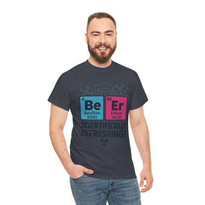 Mens Beer Science T-Shirt, Periodic Table Tee, Nerd Shirt for Him, Science Gift Tee, Chemistry Shirt, Science Lover Apparel, STEM Outfit