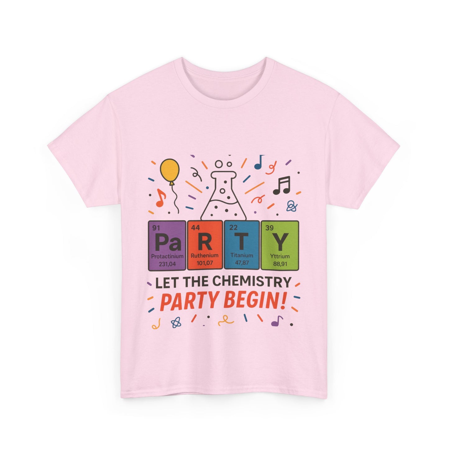 Funny Chemistry Party T-Shirt, Periodic Table PaRTY Tee, Unisex Science Humor Shirt, Gift for Chemistry Teacher,Science Tee, Nerdy Pun Shirt