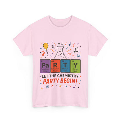 Funny Chemistry Party T-Shirt, Periodic Table PaRTY Tee, Unisex Science Humor Shirt, Gift for Chemistry Teacher,Science Tee, Nerdy Pun Shirt